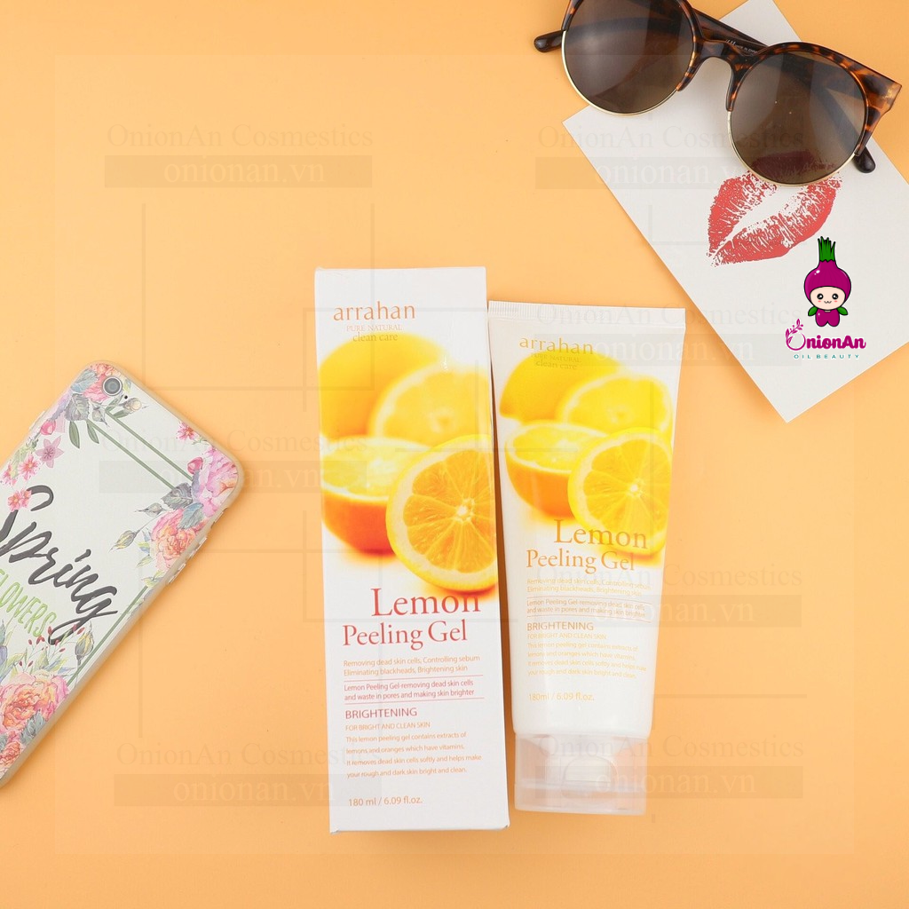 Gel Tẩy Da Chết Arrahan Lemon White Peeling Gel